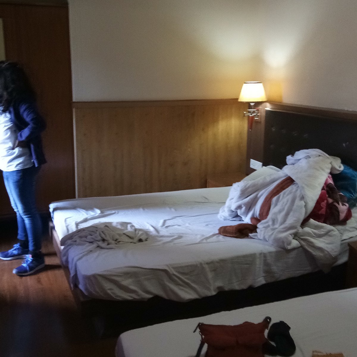Bedwetting interrupting a restful night